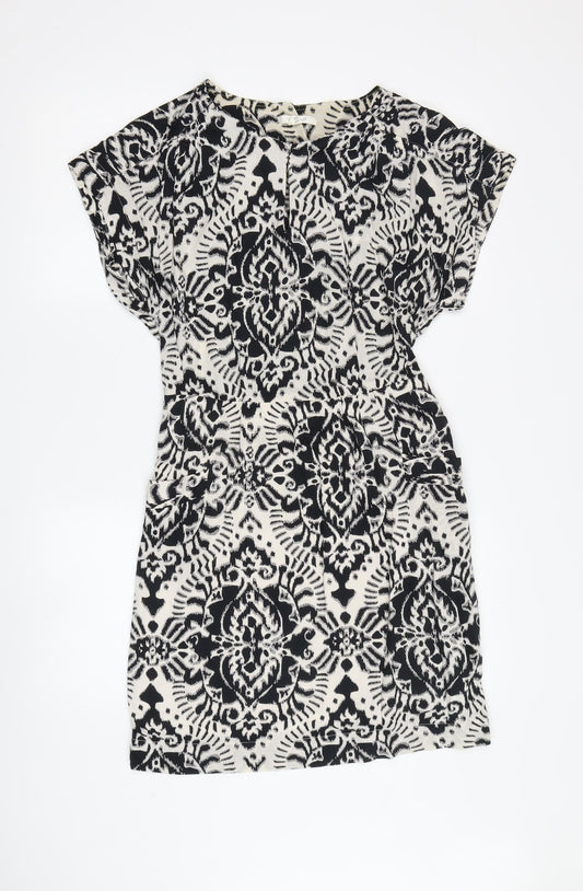 White Stuff Women's Geometric Multicoloured Dress - Size 6