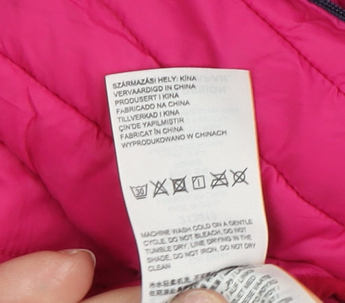 Superdry Women's Pink XS Puffer Jacket - Stylish and Sporty