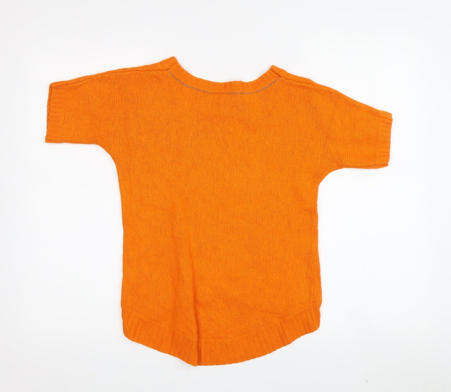 White Stuff Women's Orange Pullover Jumper, Size 10