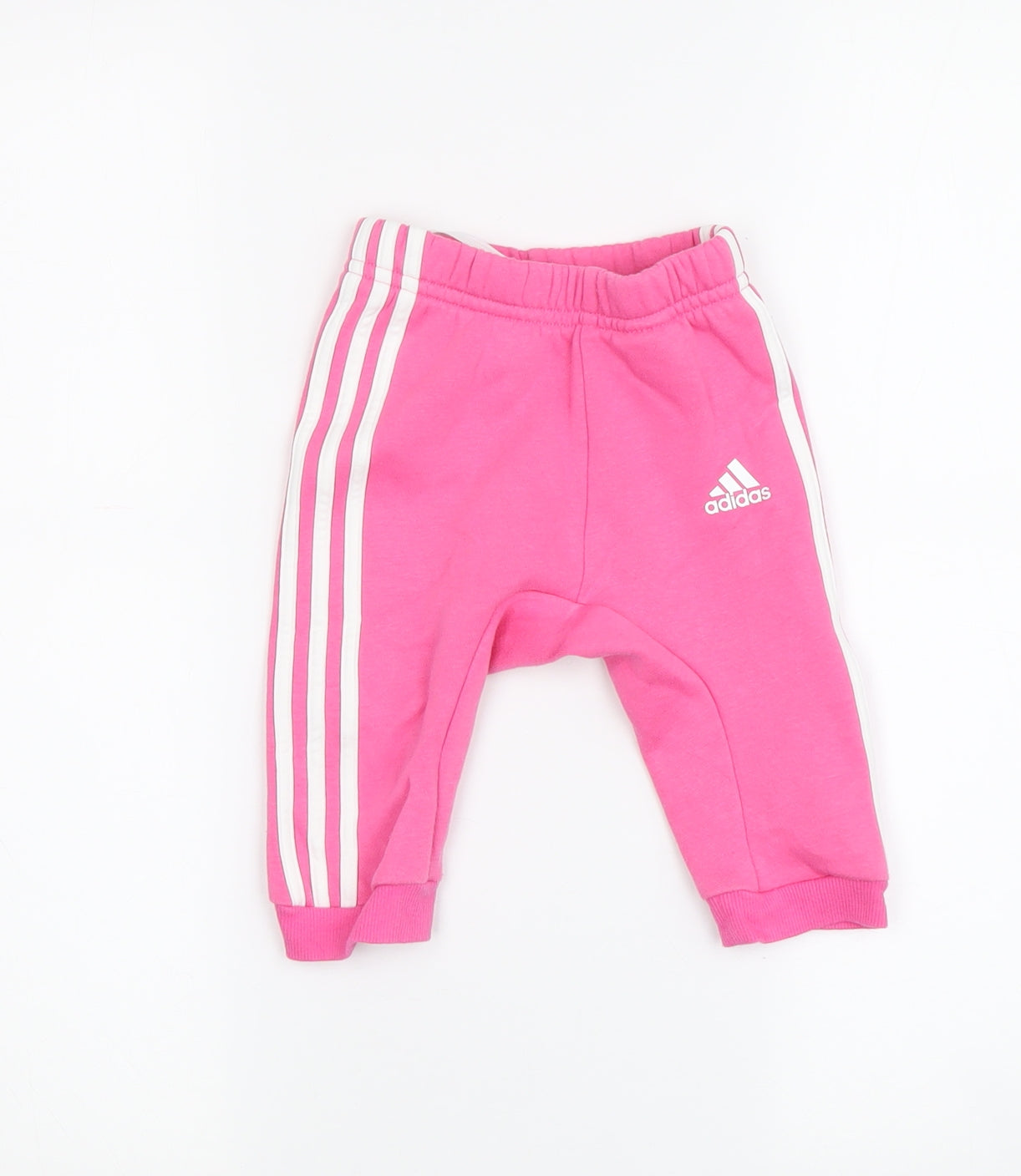 Adidas Unisex Pink Jogger Trousers for 3-6 Months