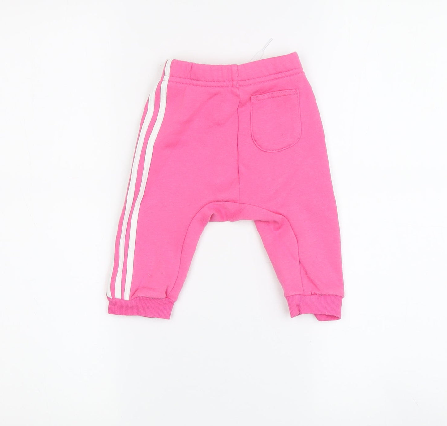 Adidas Unisex Pink Jogger Trousers for 3-6 Months