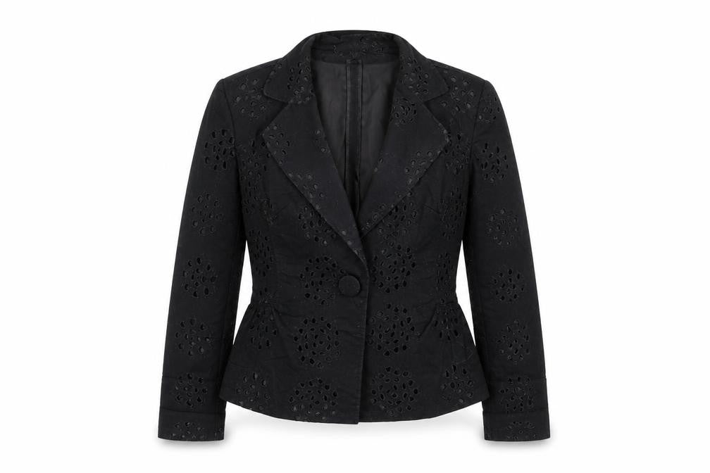 Simon Jeffery Women's Black Blazer Jacket Size 12