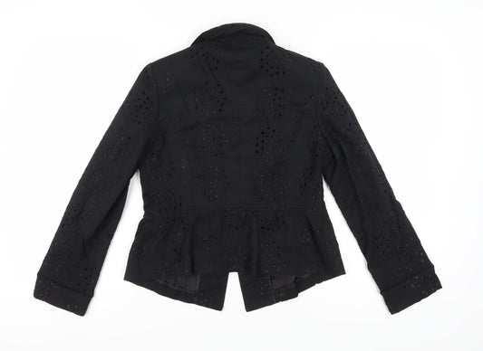 Simon Jeffery Women's Black Blazer Jacket Size 12
