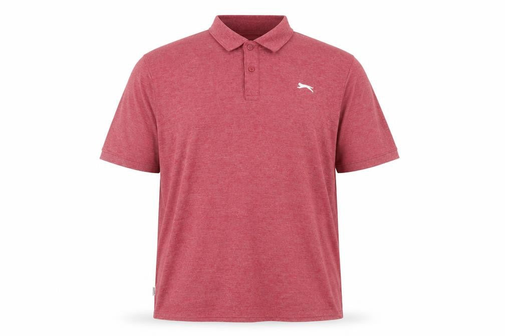 Slazenger Men's Red 2XL Polo Short Sleeve