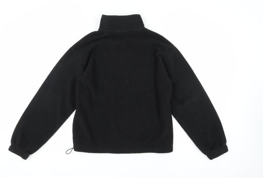 ASOS DESIGN Women's Black Pullover Fleece Sweatshirt Size 4