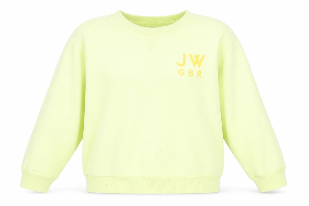 Womens UK 14 Regular Jack Wills Yellow Pullover Sweatshirt