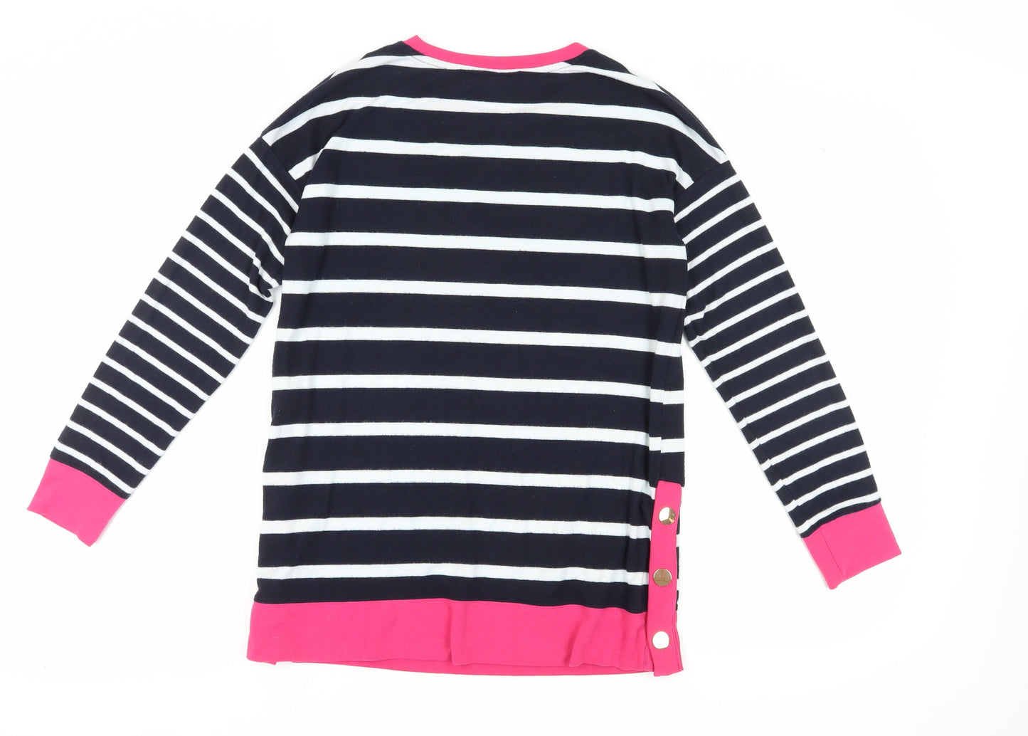 Next Women’s Multicoloured Stripe T-Shirt, Size 8