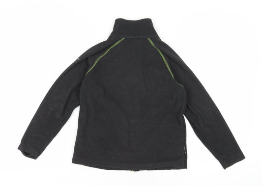 Trespass Boys Black Track Jacket 9-10 Years - Activewear Fleece