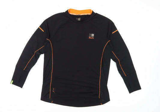 Karrimor Men's Black Long Sleeve Running Top M