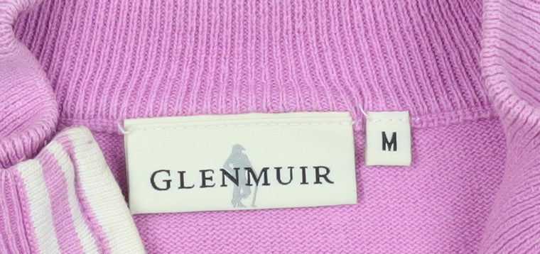 Glenmuir Women's Pink Full Zip Jumper - M