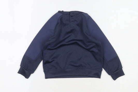 Nike Boys Blue Pullover Sweatshirt 2 Years Sports Logo