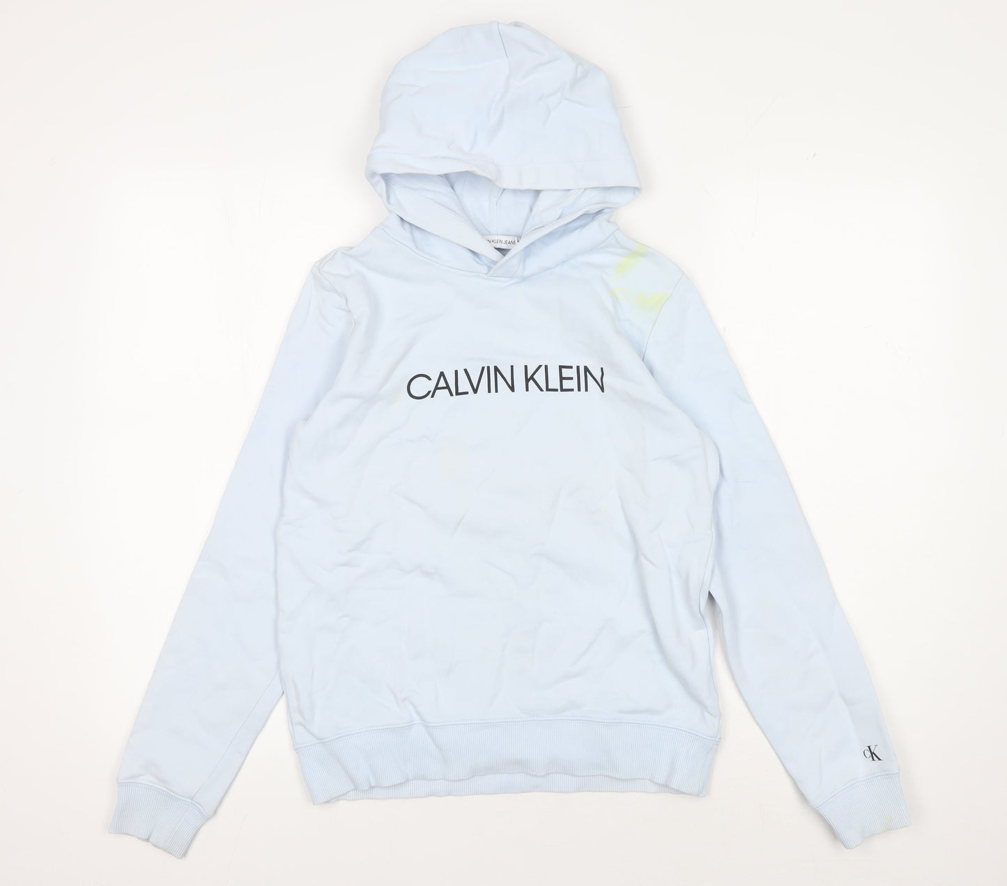 Calvin Klein Women's Blue Pullover Hoodie Size 14