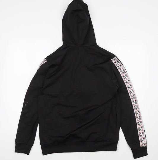 boohooMAN Men's Black Full Zip Hoodie - M