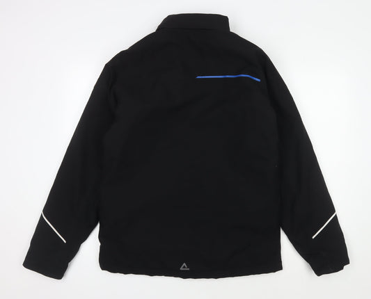 Dare2b Teens Black Jacket 34 Inch Zipped Pockets