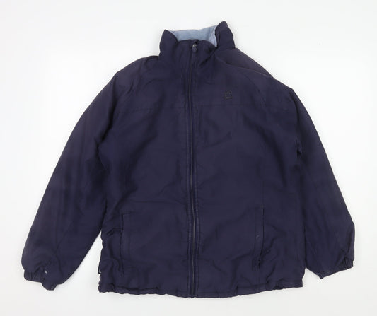 Mountain Essentials Women's Blue Windbreaker Jacket Size 12