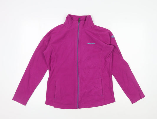 Craghoppers Girls Purple Fleece Full Zip Sweatshirt 15 Years