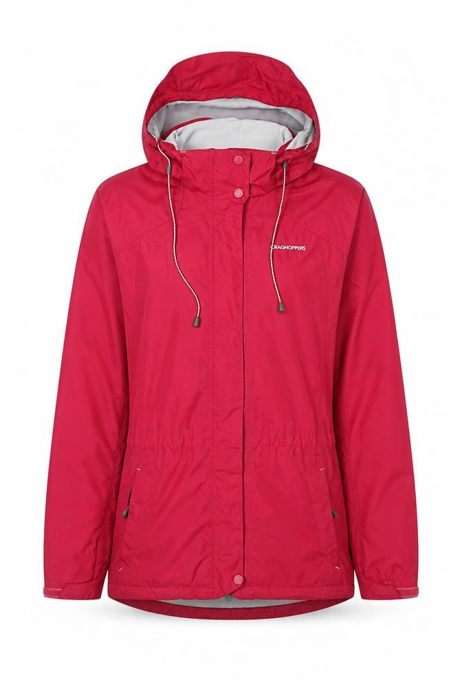 Womens UK Size 10 Regular Craghoppers Red Polyester Jacket