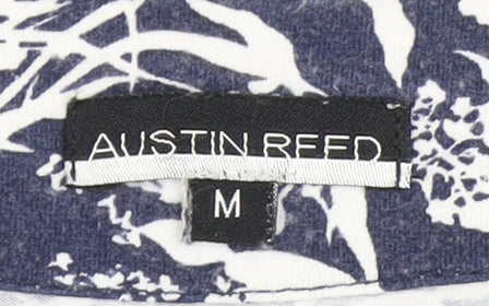 Austin Reed Women's Blue Floral T-Shirt, M, Casual Summer Top