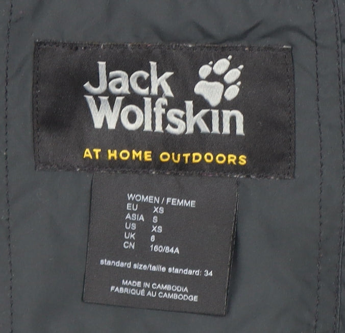 Jack Wolfskin Women’s XS Black Puffer Jacket Winter