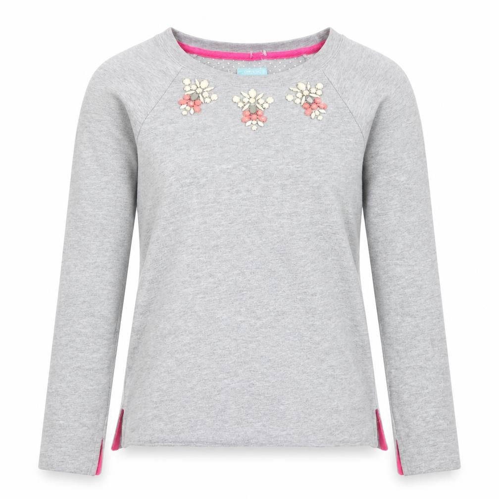 Womens UK Size 2XS Joules Grey Cotton T-Shirt
