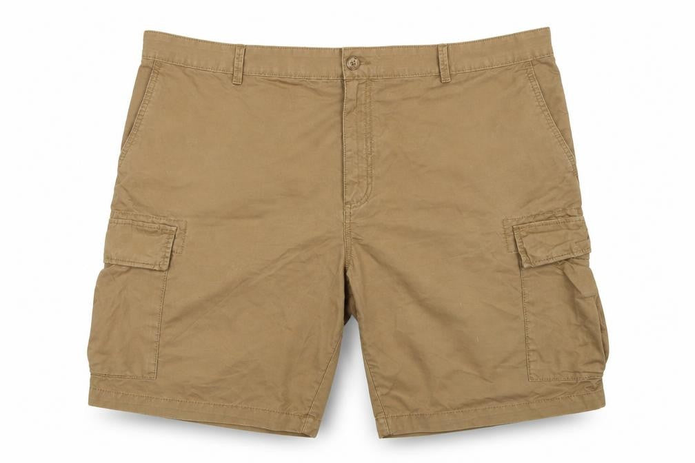 Marks and Spencer Men's Brown Cargo Shorts - Size 2XS