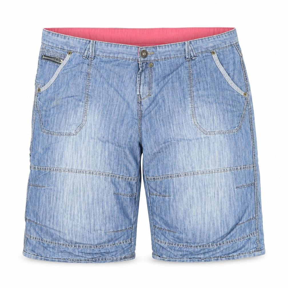 Duke Womens London Blue 3XL Utility Denim Shorts