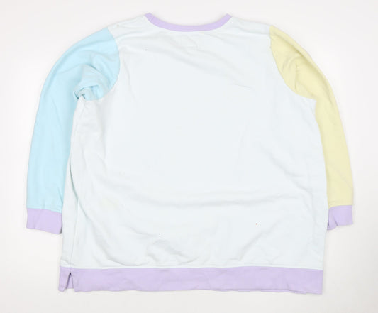 Lands' End Women's Multicoloured Pullover Sweatshirt Size 2
