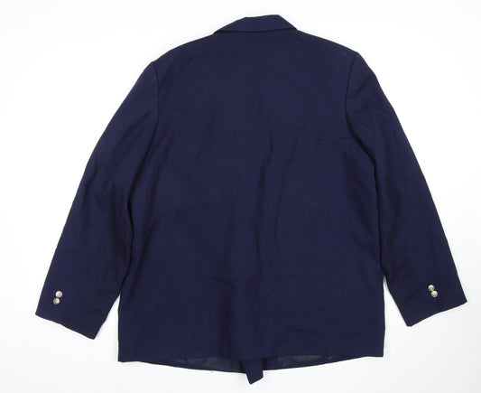 Edinburgh Women's Blue Blazer, Size 20, Classic Style