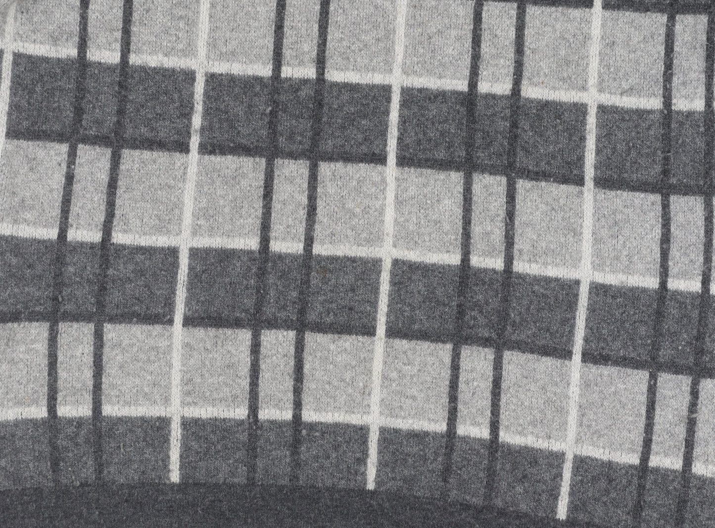 Viyella Women's Grey Check Pullover Jumper XL
