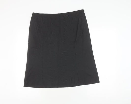 s.Oliver Women's Black Midi Pencil Skirt Size 14