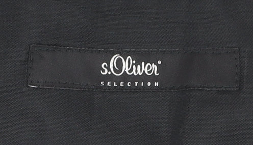 s.Oliver Women's Black Midi Pencil Skirt Size 14