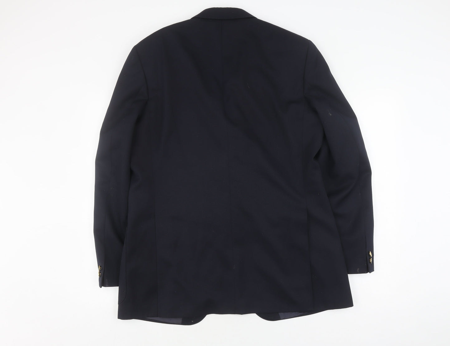 Baumler Airliner Men's Black Blazer 42R Regular Wool Blend