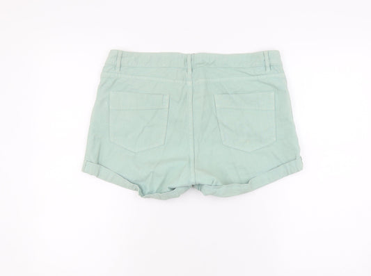 Comptoir des Cotonniers Women's Green Chino Shorts Size 14