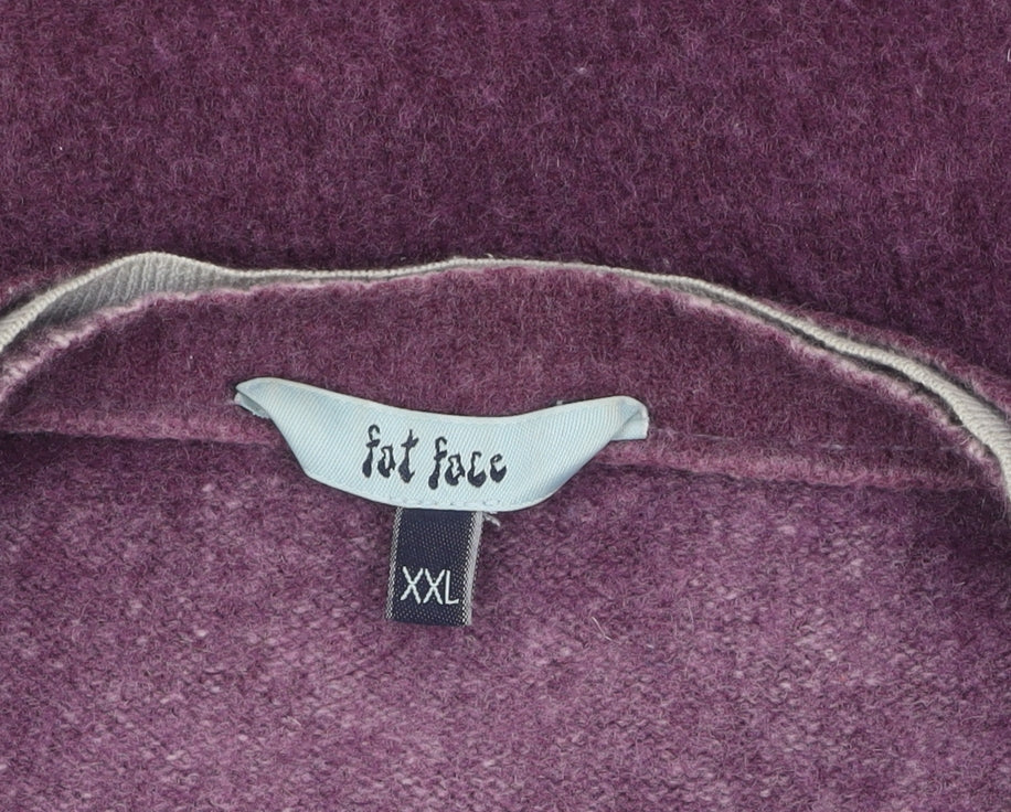 Fat Face Women's Purple 2XL Pullover Jumper