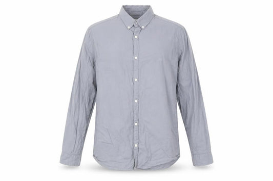 Jack & Jones Men's Grey Casual Shirt M, 100% Cotton, Button-Down