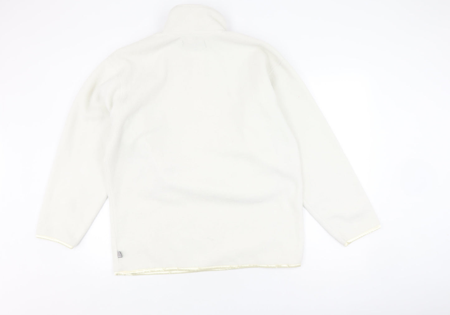 Pierre Cardin White Pullover Sweatshirt M