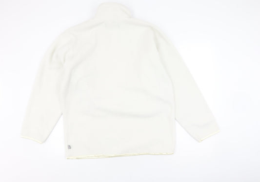 Pierre Cardin White Pullover Sweatshirt M