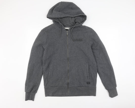 Firetrap Men's Grey Full Zip Hoodie Size S
