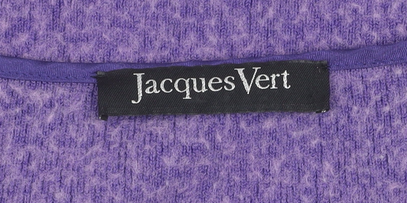 Jacques Vert Women's Purple Blouse L Round Neck