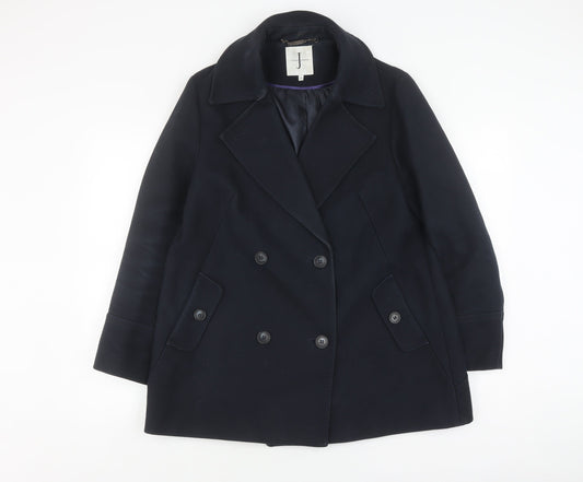 Jasper Conran Women's Black Pea Coat Size 14