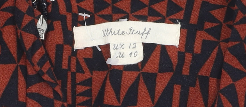 White Stuff Women's Geometric Shift Dress UK 12
