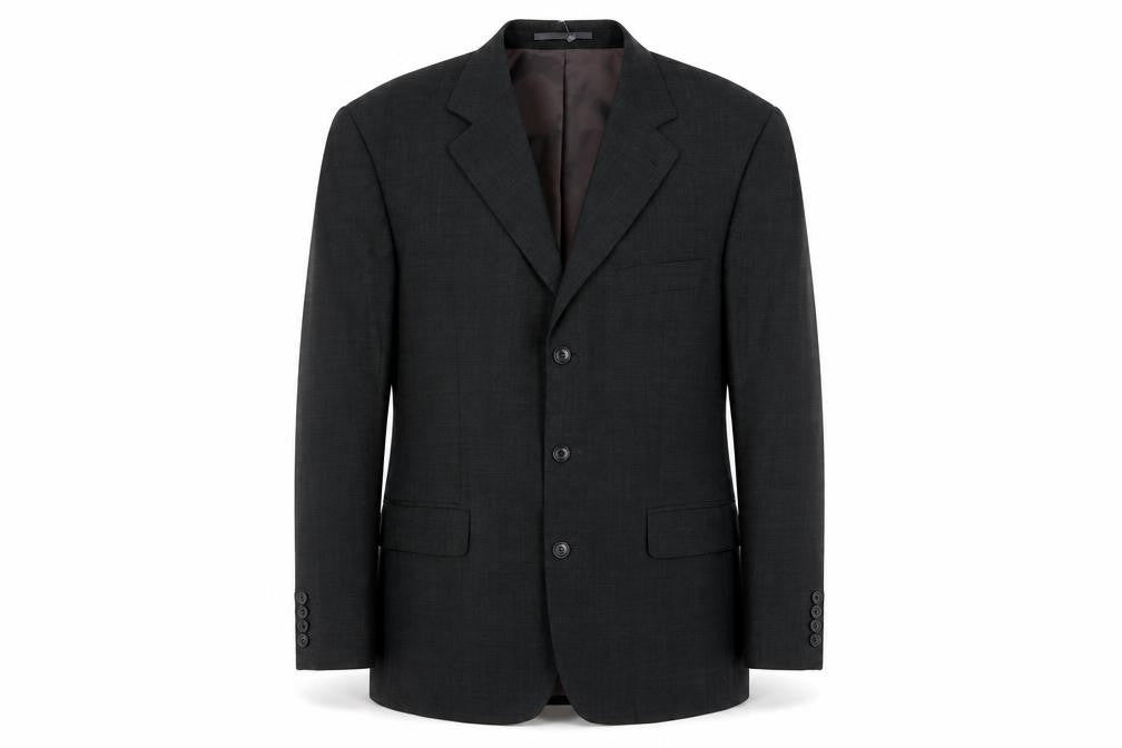 Mens 42 Chest Regular Magee Grey Three-Button Blazer