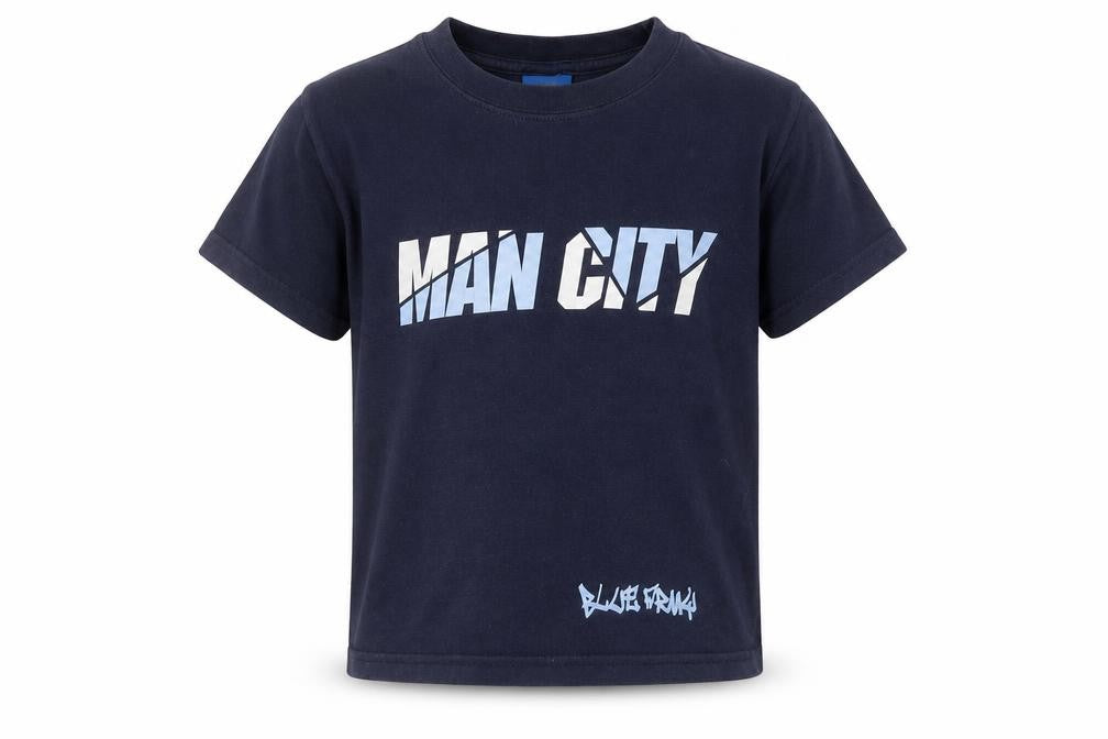 MCFC Boys Blue Graphic T-Shirt 5-6 Years