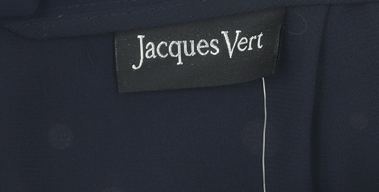 Jacques Vert Women's Blue Polka Dot Knee Length Skirt