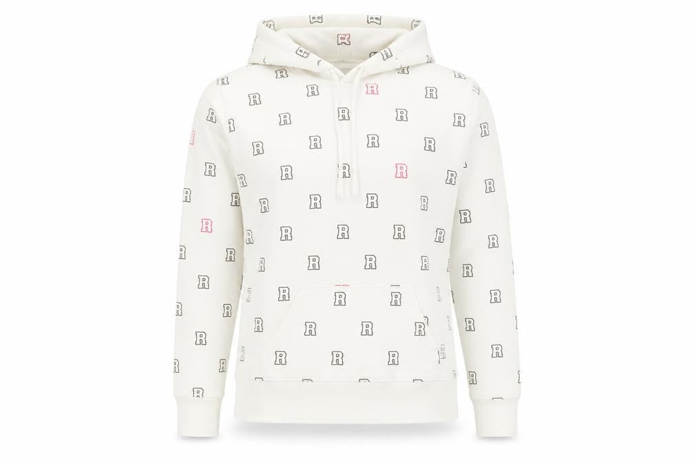 Roxy Women's White Logo Pullover Hoodie L