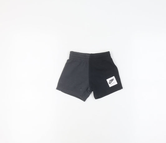 Nike Unisex Baby Black Sports Shorts 12 Months