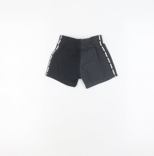 Nike Unisex Baby Black Sports Shorts 12 Months