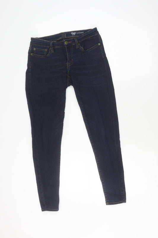 Gap Women's Blue Jegging - Size 4, Denim Leggings