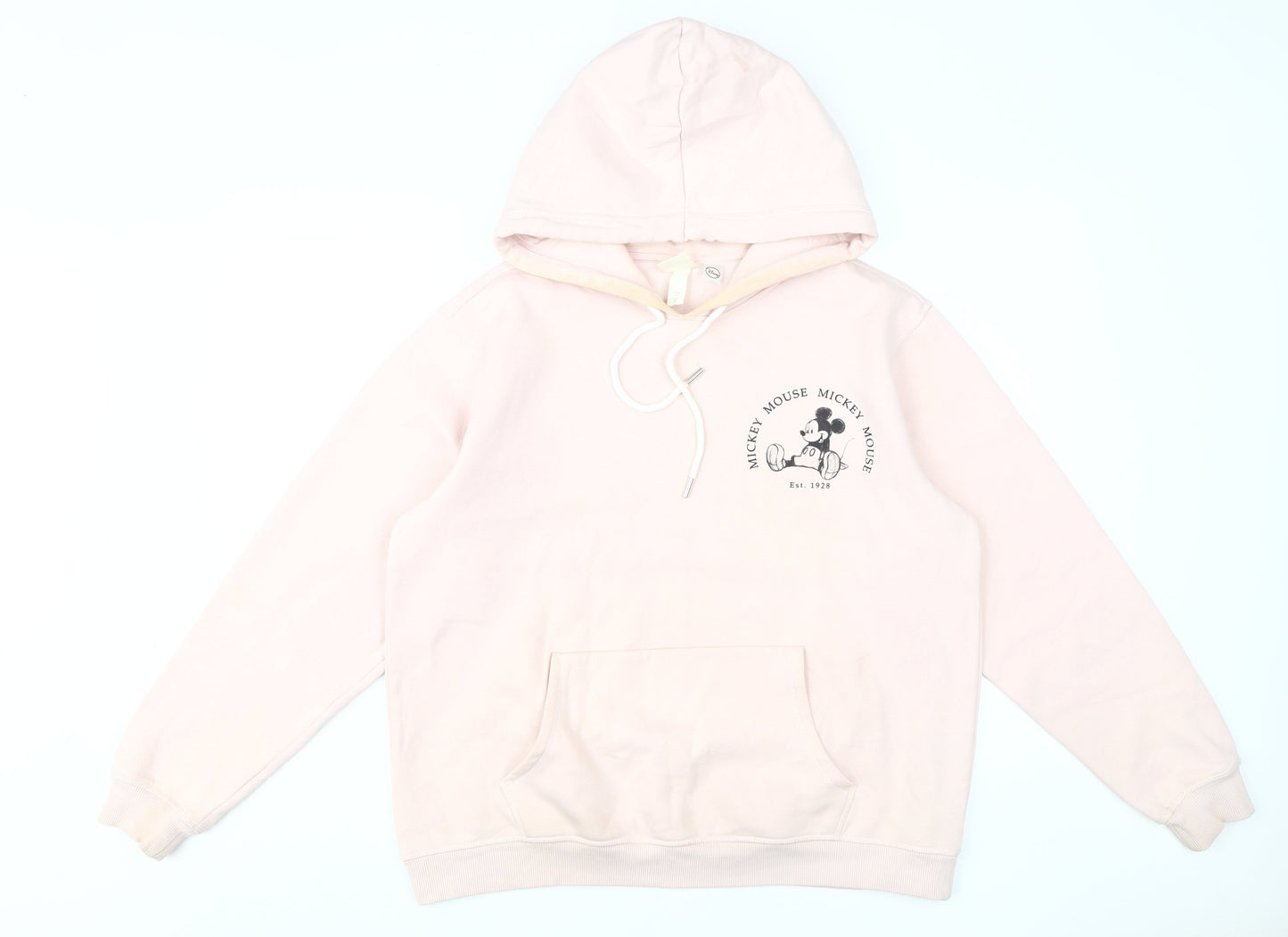 Disney Women's Pink Mickey Mouse Pullover Hoodie M