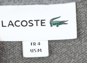Lacoste Men's Grey Full Zip Sweatshirt M